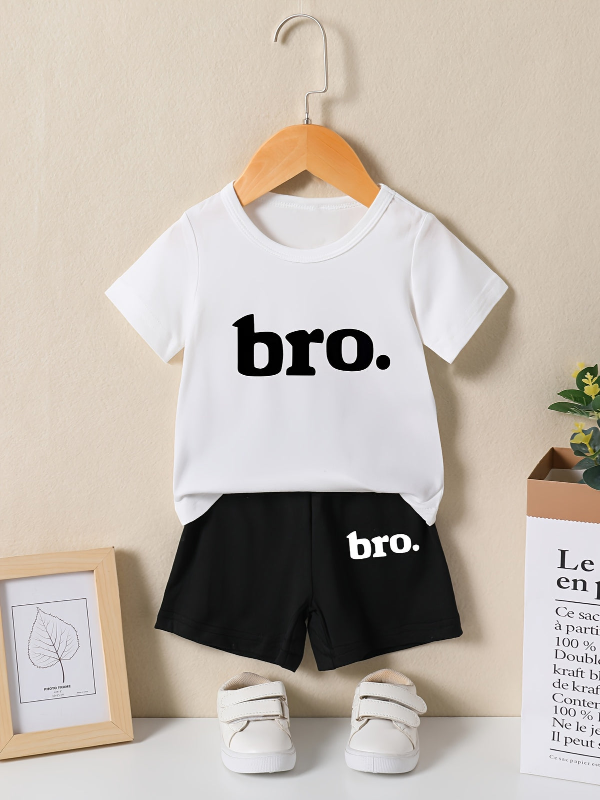Baby Boy Summer Two-Piece Set Casual Short Sleeve Shirt & Shorts - ayq
