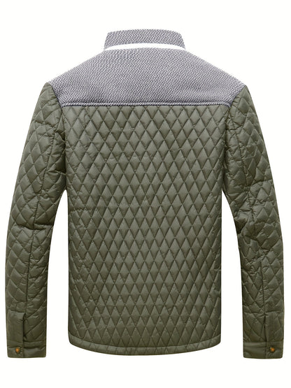 Men's Lightweight Warm Polyester Baseball Jacket for Hunting