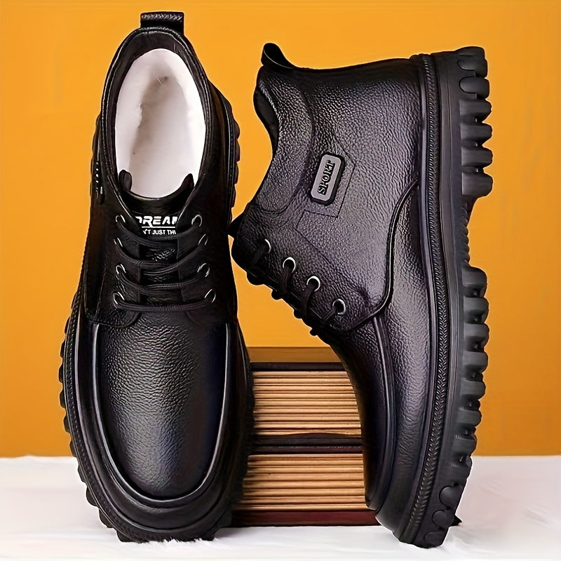 Men's Latest Outdoor Warm Snow Boots Ideal for Chilly and Snowy Weather