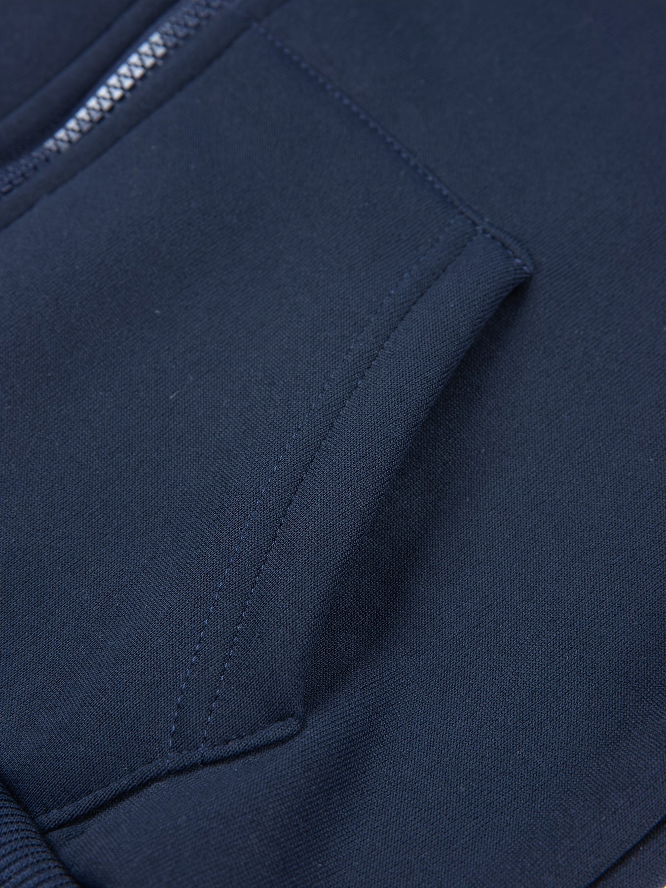 2pcs Boys' Fleece-Lined Hooded Sweatshirt + Casual Pants Set, Solid Color Long-Sleeved Zip-Up Top with Medium Stretch Warm Fabric for Autumn/Winter Season, Perfect for