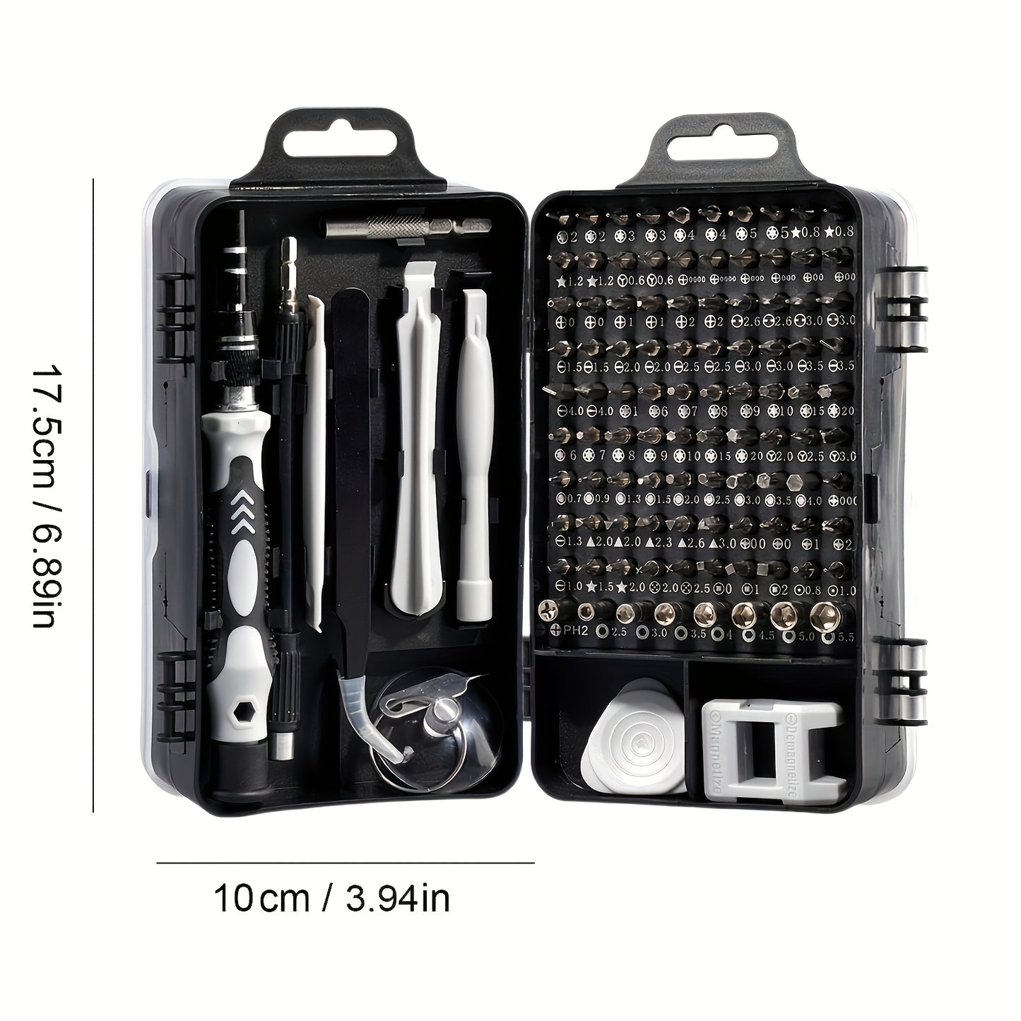 115-In-1 Upgraded Screwdriver Set with Strong Magnet, High Hardness, And Multifunctional Disassembly Tools Including Special-Shaped Drill Bits.