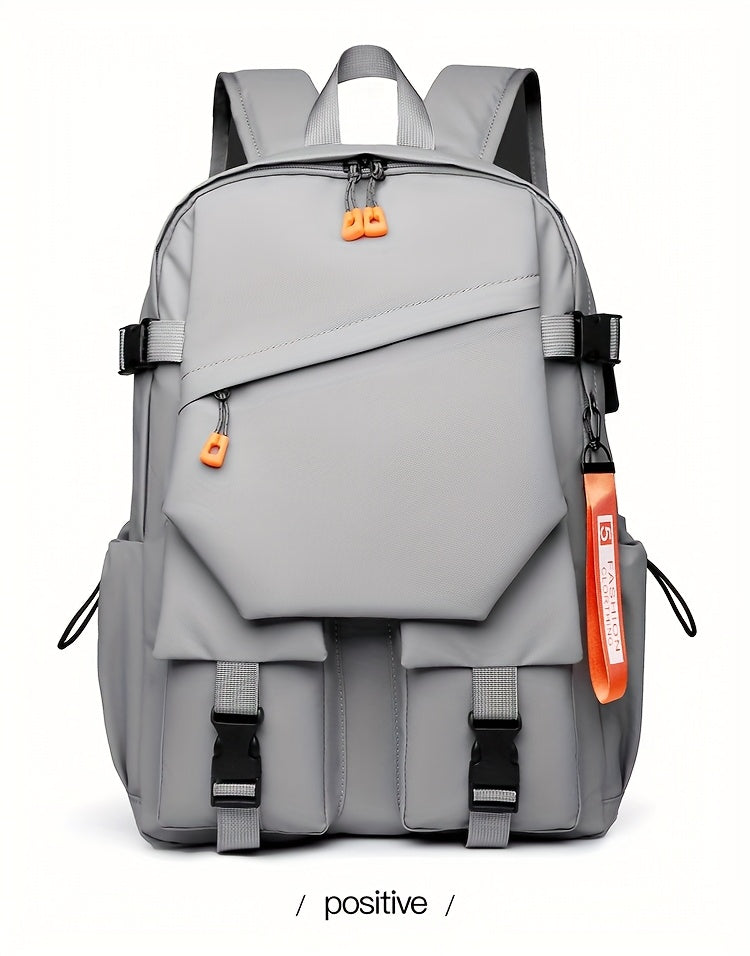 Stylish Minimalist Style Large Capacity Unisex Shoulder Bag, High-Quality Durable Scratch-Resistant Material Casual Shoulder Bag with Multiple Pockets and Compartments Design, Suitable for Daily Commuting and Travel