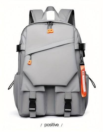 Stylish Minimalist Style Large Capacity Unisex Shoulder Bag, High-Quality Durable Scratch-Resistant Material Casual Shoulder Bag with Multiple Pockets and Compartments Design, Suitable for Daily Commuting and Travel