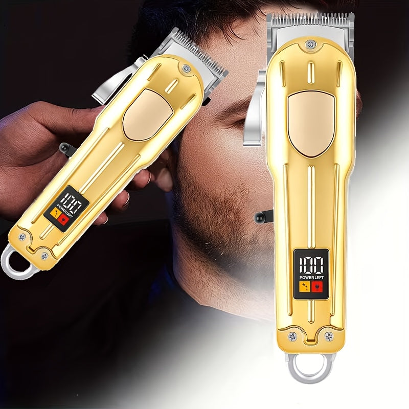 Professional Rechargeable Electric Hair Clipper | 4 Different Length Settings, Low Noise, USB Fast Charging, Unisex, Portable Hairdressing Kit | Ideal Gift for Men on Father'S Day, Christmas - ayq