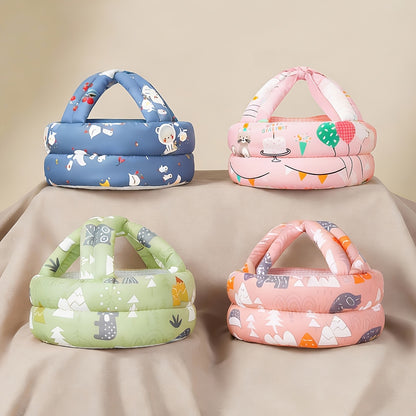 Adjustable Infant Baby Hat with Cute Cartoon Floral Print