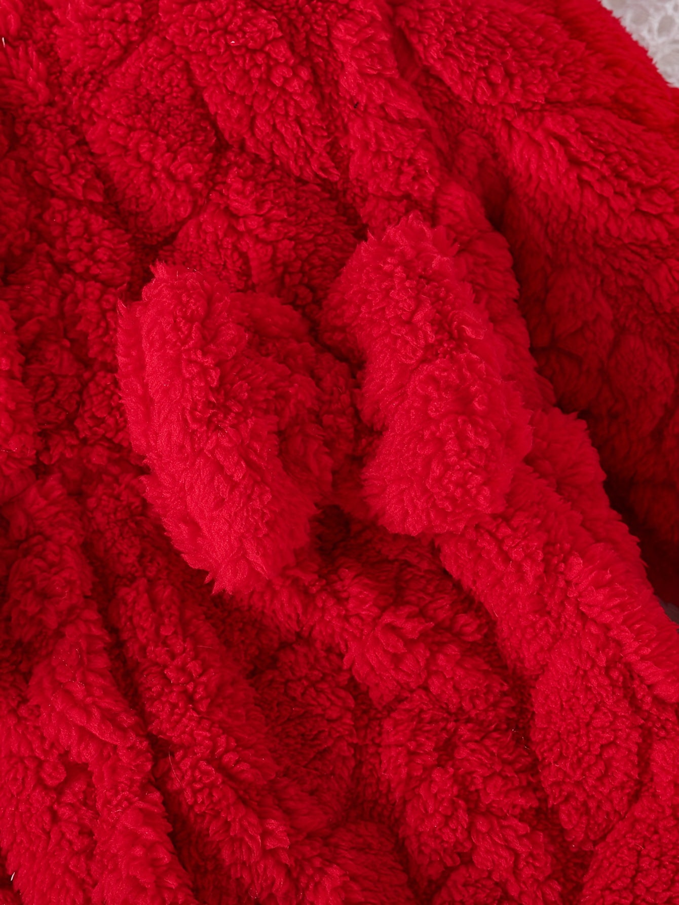 Baby Girls' Winter Snowsuit - Soft Flannel Full-Zip Hooded Romper with Plush Fleece Lining, Cozy Long-Sleeve Outfit with Snap Closure & Fleece Trim, Machine Washable Red Snowsuit for & (Winter Clothes) - Adorable 3D Bow & Fle