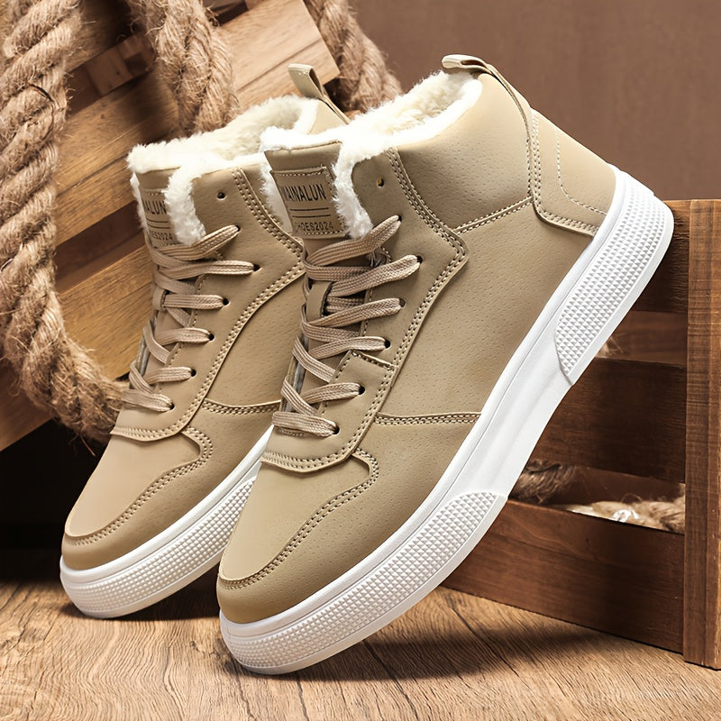 Men'S & Women'S Winter Snow Boots - Heavy-Duty PVC Sole, Warm & Arch Support - All-Season Ankle Boots with Lace-Up Closure - Heavy-Duty Traction Tread, - Ideal For Ice, Snow, Hiking, Winter Boots, Hiking Footwear, Outdoor Foo