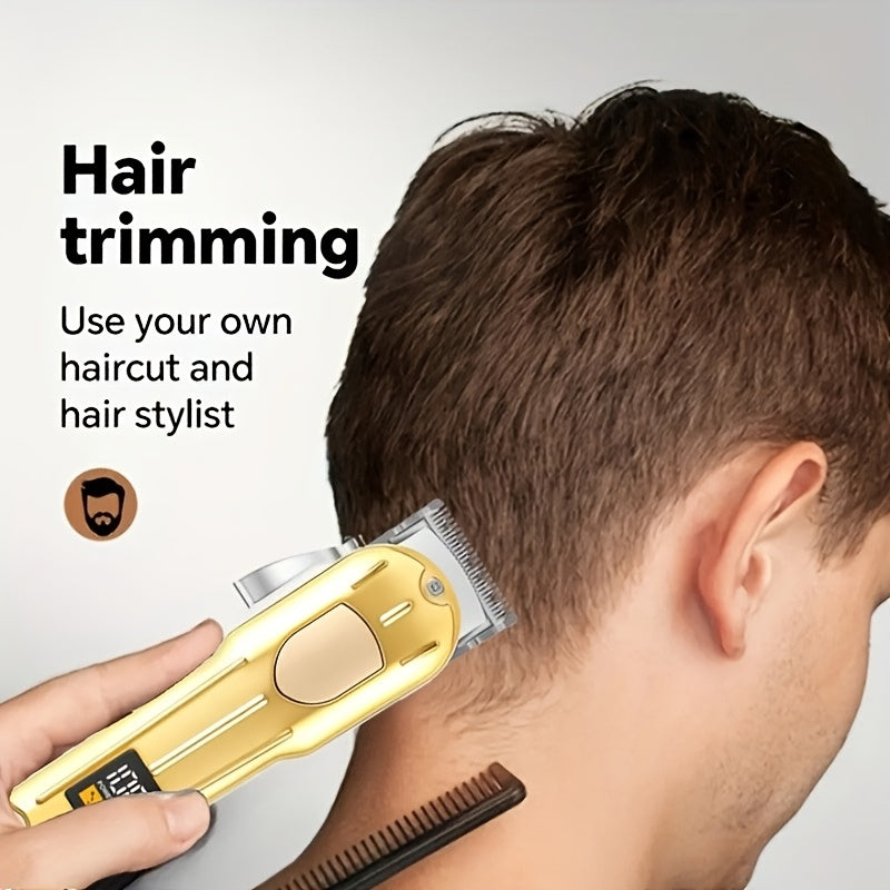 Professional Rechargeable Electric Hair Clipper | 4 Different Length Settings, Low Noise, USB Fast Charging, Unisex, Portable Hairdressing Kit | Ideal Gift for Men on Father'S Day, Christmas - ayq