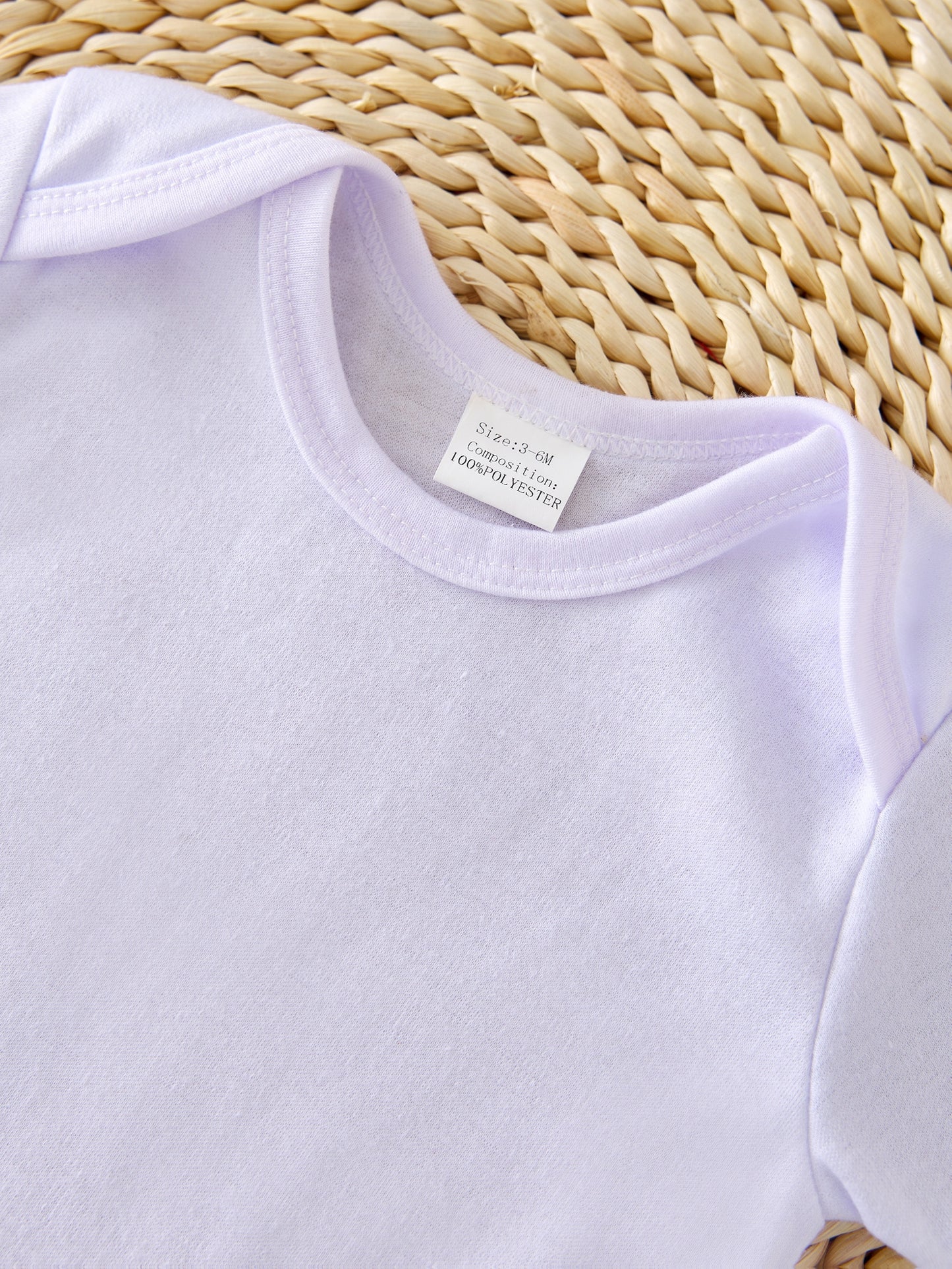 Hello 2026 Happy New Year Alphabet Print Newborn Baby Bodysuit | All-season, Footed, Casual Style, Suitable for Baby Boy, for Outdoor