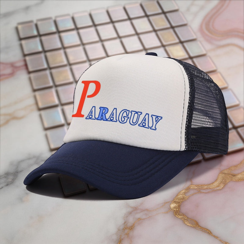 Unisex Lightweight Casual Paraguayan Map Print Hat