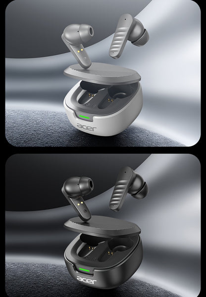 30h Wireless Earbuds Acer OHR503 Mini Sport Wireless Earbuds | Wireless Stereo, Long 30h Standby, Noise-Canceling, Comfortable Wear | Universal Fit, Latest Model, Touch Control