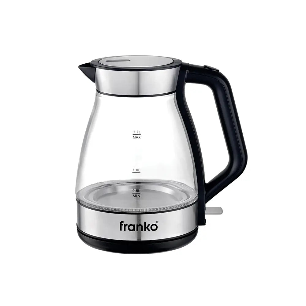 FRANKO 1.7L Electric Glass Kettle with Auto Shut-Off