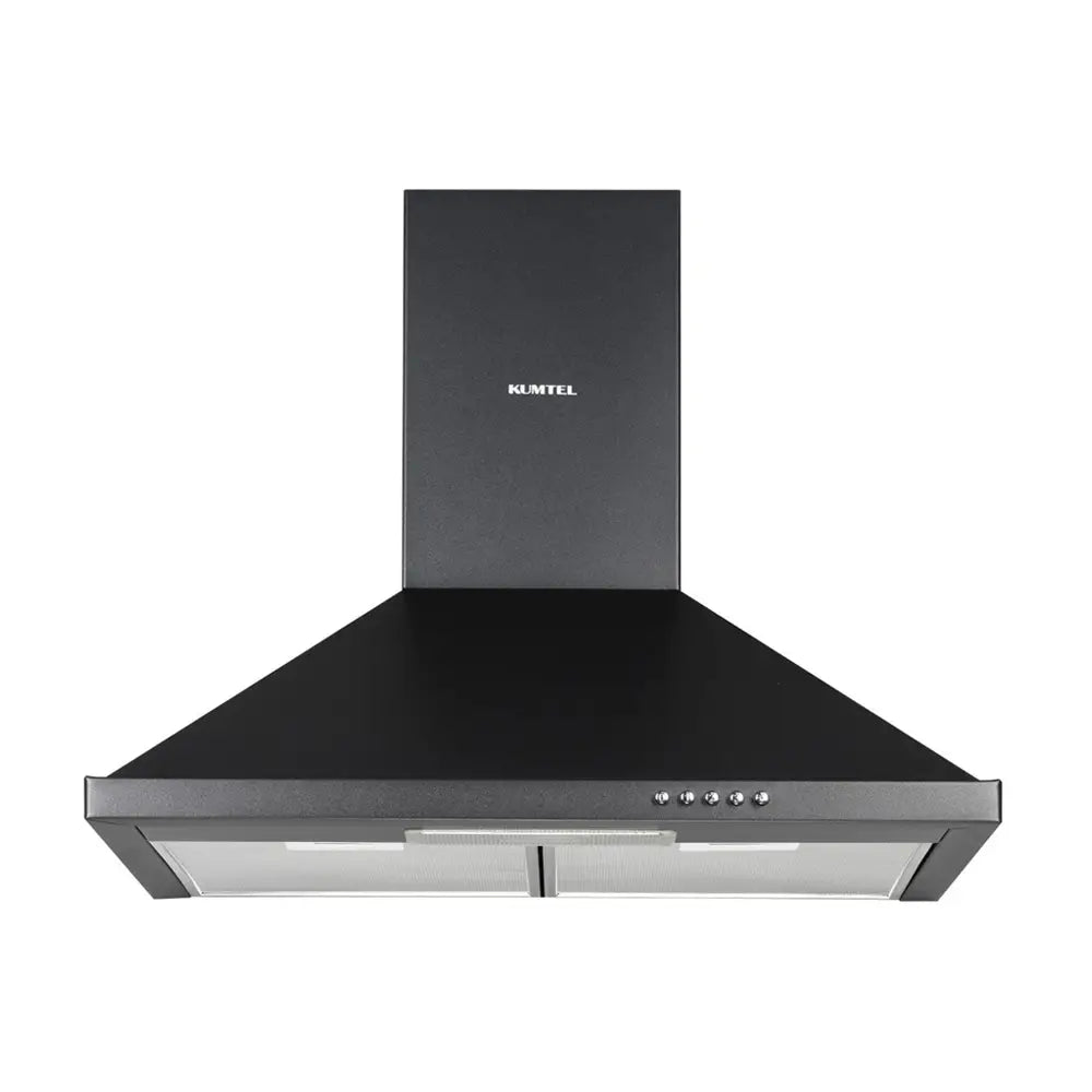 KUMTEL DP6-S Black Mechanical Kitchen Extractor Fan