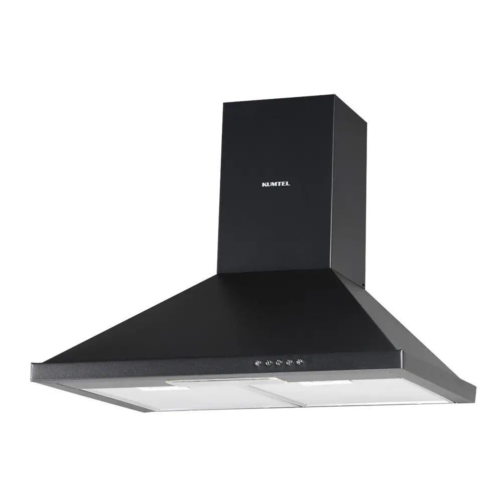 KUMTEL DP6-S Black Mechanical Kitchen Extractor Fan