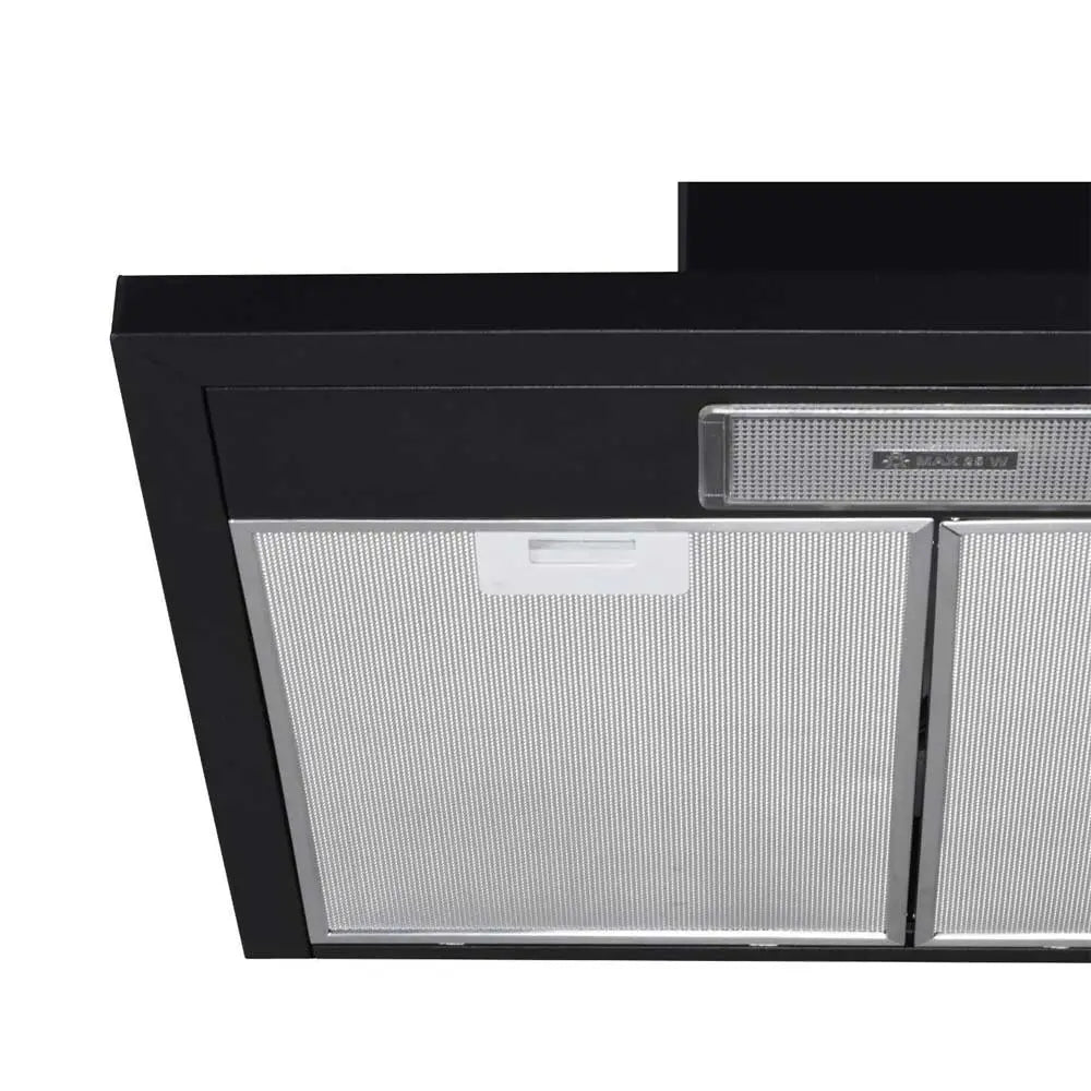 KUMTEL DP6-S Black Mechanical Kitchen Extractor Fan