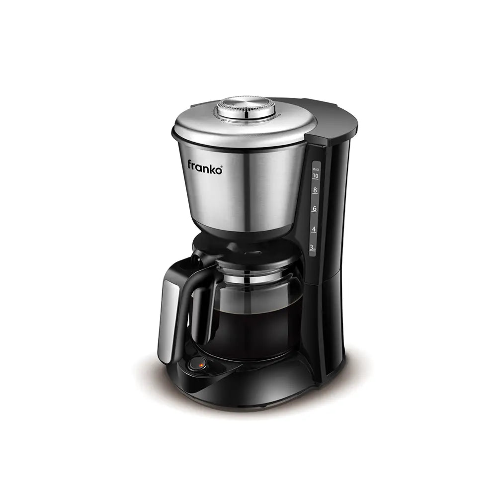 FRANKO 1.25L Coffee Maker with Anti-Drip Valve