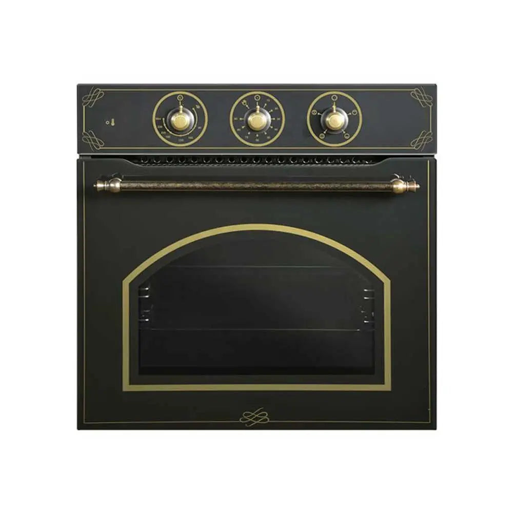 Luxell Black Built-in Oven 56L with Convection & Timer