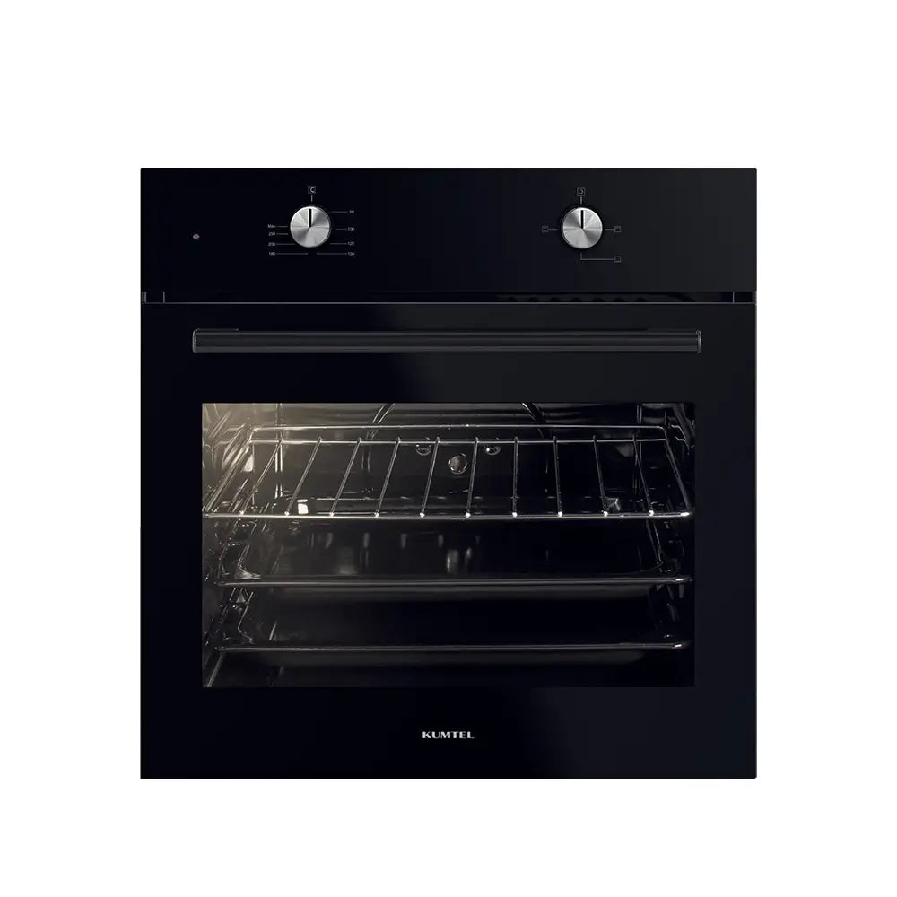 KUMTEL B66-S2 Black Built-In Oven 56L Capacity