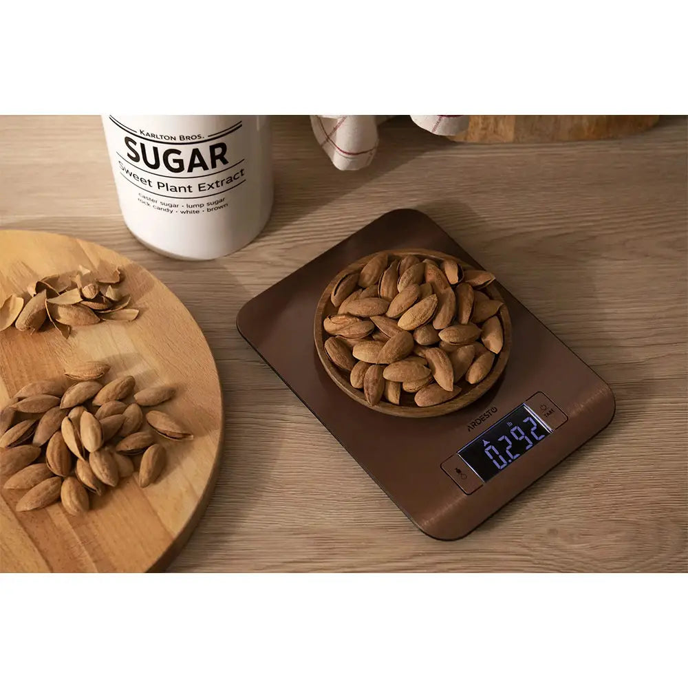 Ardesto SCK-898R Brown Compact Kitchen Scale