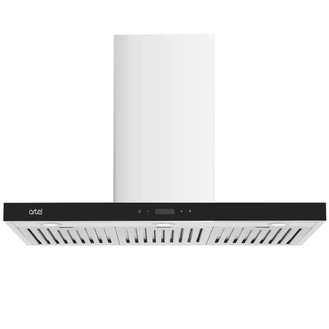 ARTEL Rapido Touch White Range Hood with Sensor Control
