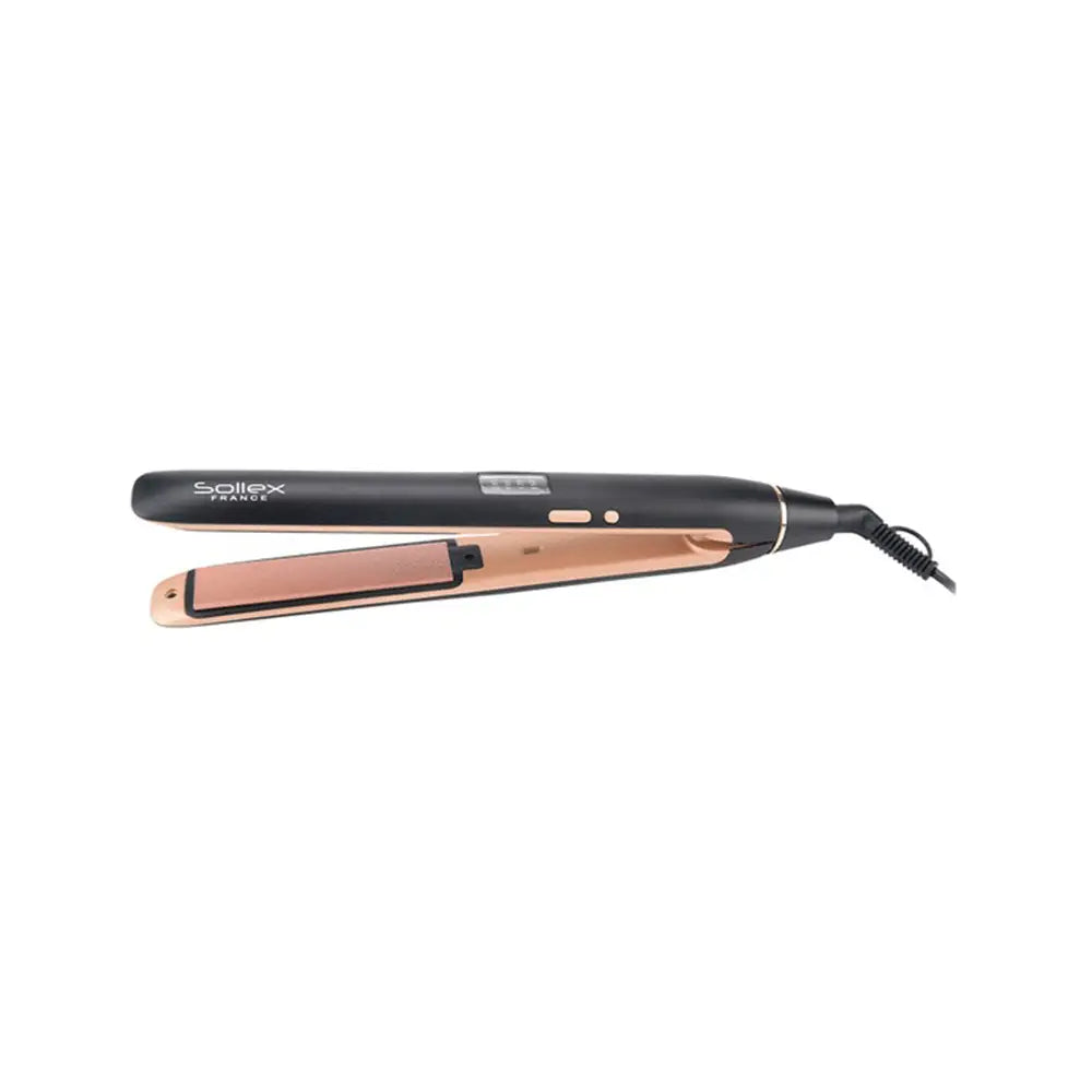 SOLLEX Ceramic Hair Straightener – 50W Black Styling Tool