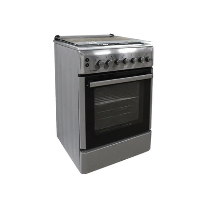 KUMTEL LF60-GEF31F INOX Gas Stove with 3 Gas & 1 Electric Burner