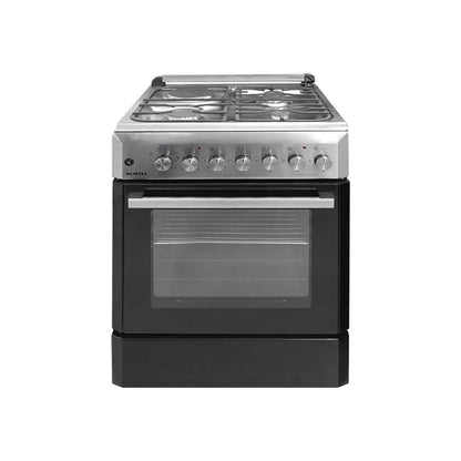 KUMTEL LF60-SF31F Stainless Steel Black Gas Stove
