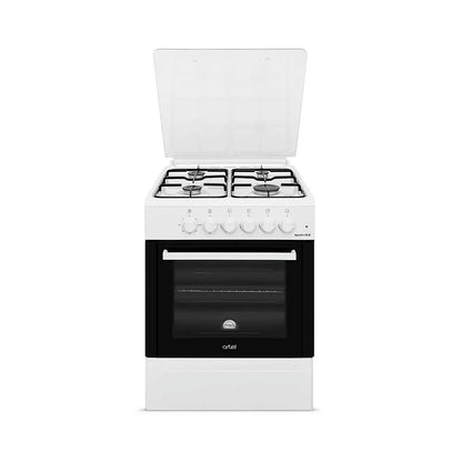ARTEL APETITO White 4-Burner Gas Stove with Timer