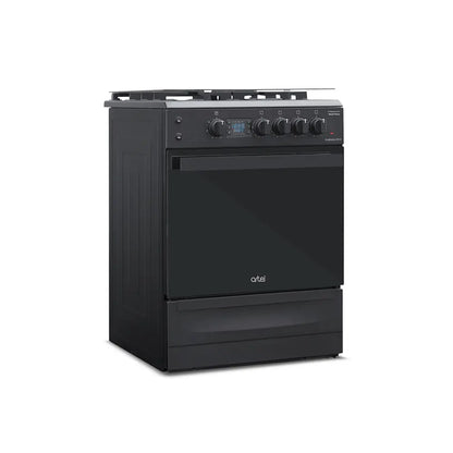 ARTEL Simfoniya 04-E Black Matte Gas Stove with Oven