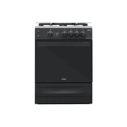 ARTEL Simfoniya 04-E Black Matte Gas Stove with Oven