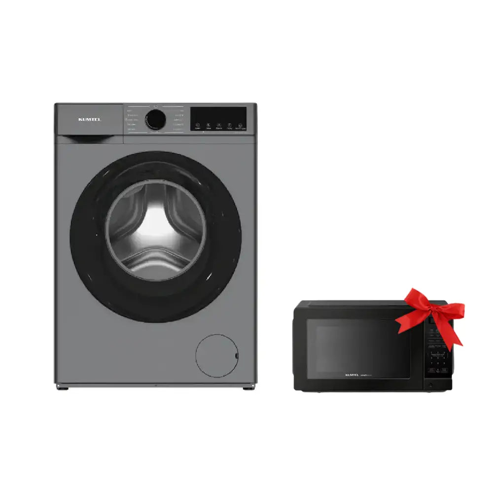 KUMTEL HW10MAC-3 Silver Washing Machine 10kg Capacity