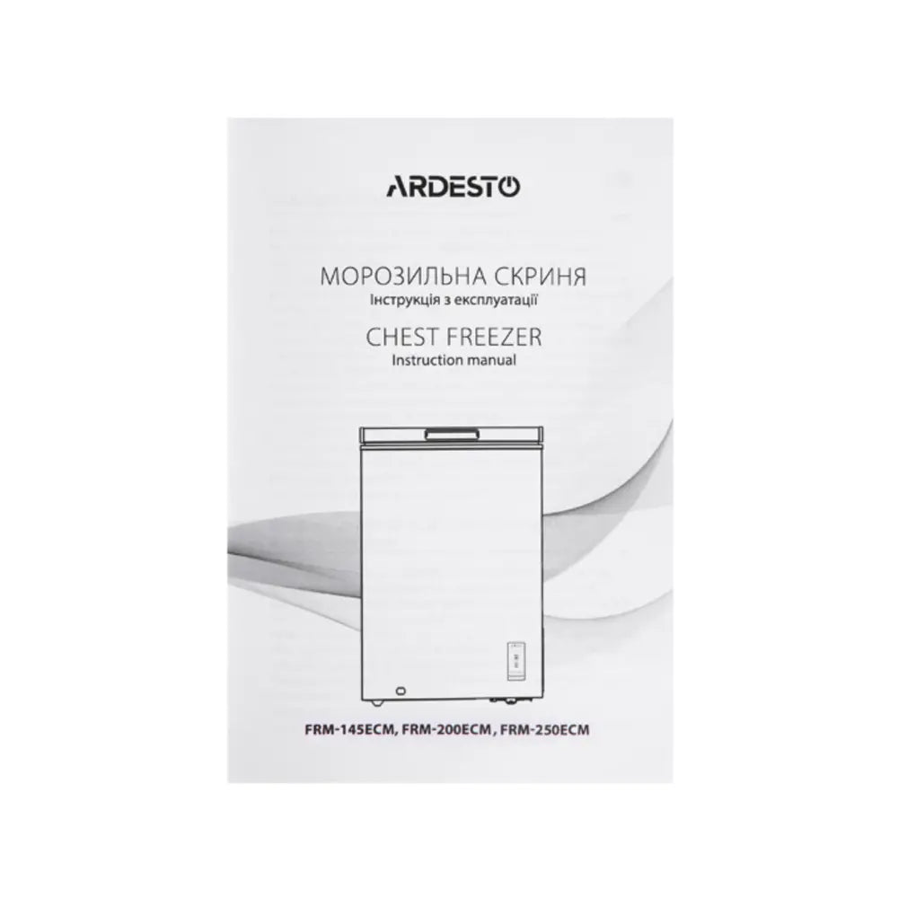 ARDESTO FRM-250ECM Compact Chest Freezer 250L Capacity