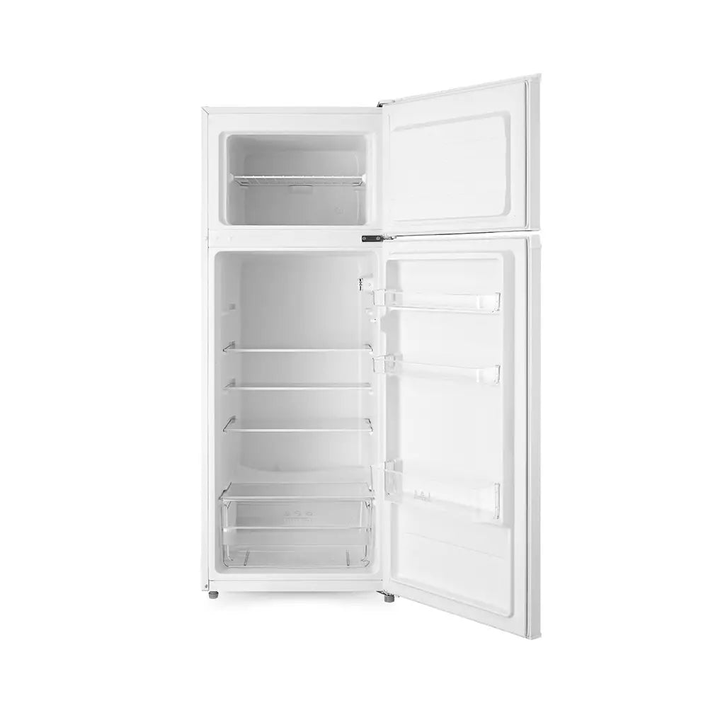 KUMTEL 2-Door Refrigerator with Freezer, 204L Capacity