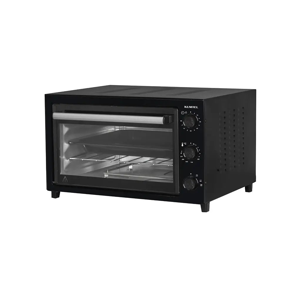 KUMTEL Electric Oven KF-5320 Black with Timer & Baking