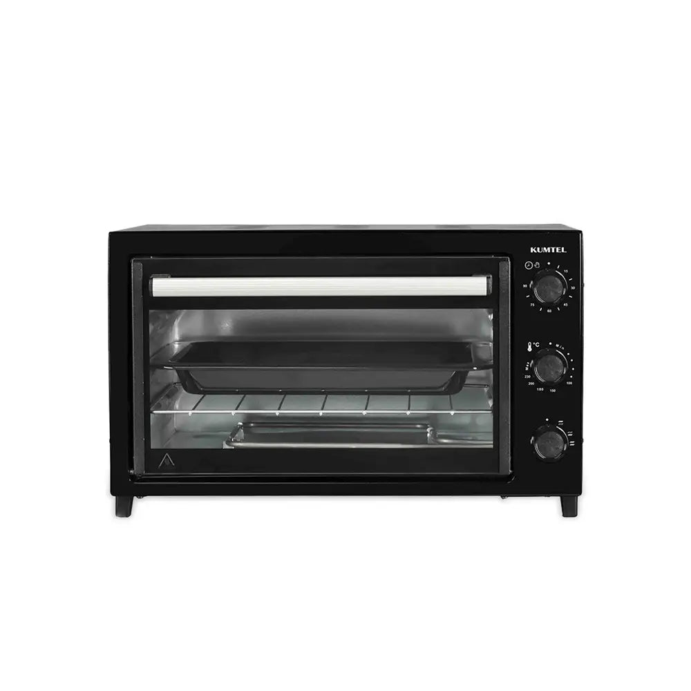 KUMTEL Electric Oven KF-5320 Black with Timer & Baking