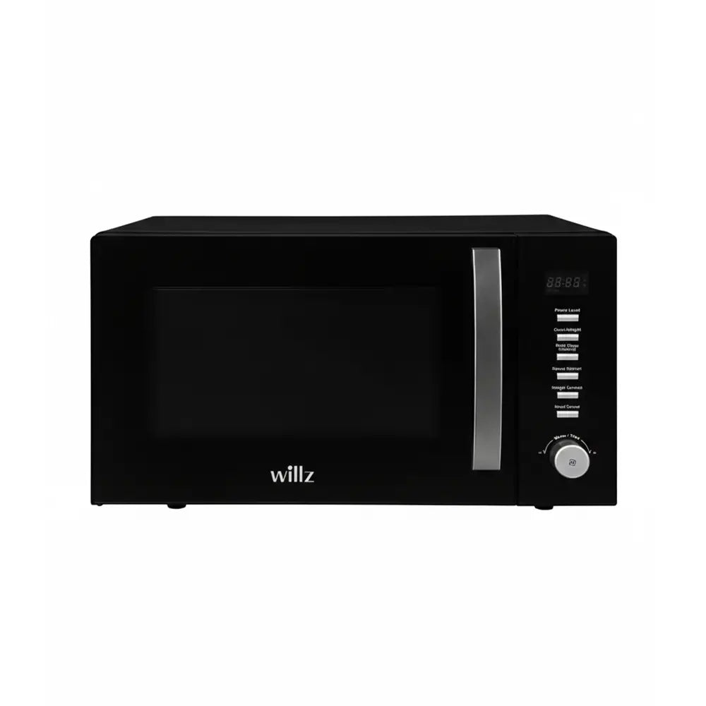 WILLZ WXCS23E 23L Black Microwave Oven with Defrost