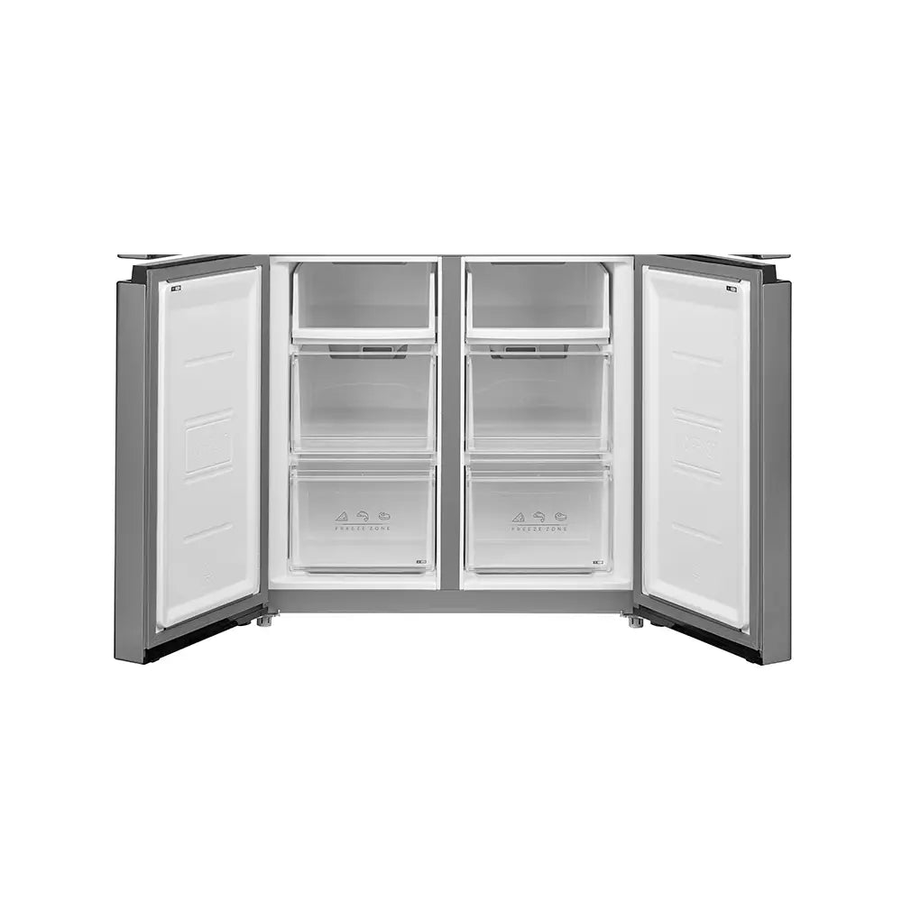 KUMTEL Side-by-Side Refrigerator with NoFrost, 474L Capacity