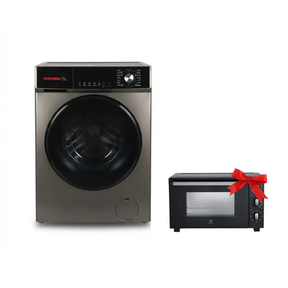 TELEFUNKEN 10kg Washer Dryer - Grey, Inverter Motor, 16 Programs