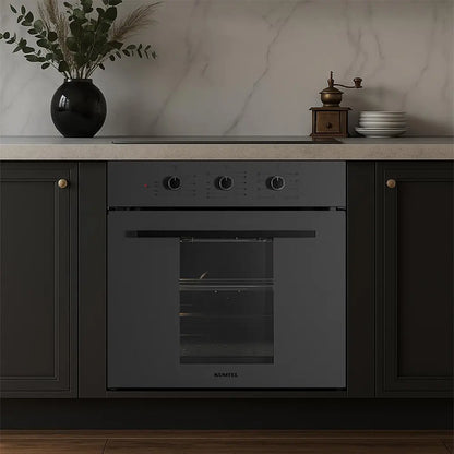KUMTEL Built-In Oven B66-SF2 Magic Glass, Compact 55cm
