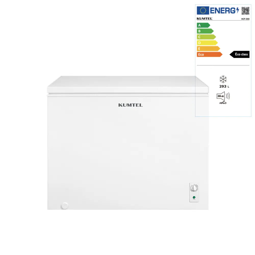 KUMTEL HCF-300 Chest Freezer 293L Energy Class E