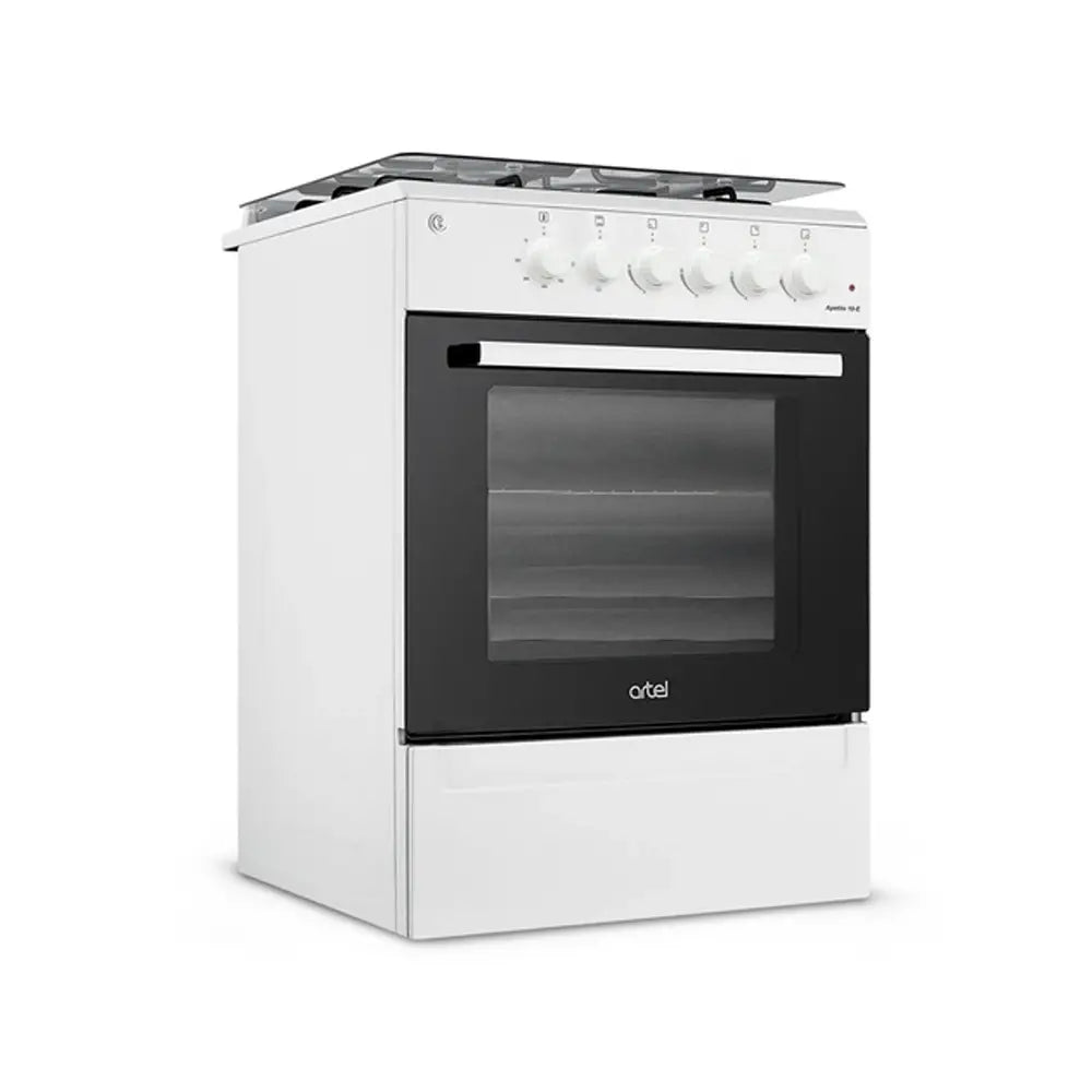 ARTEL Apetito 10-E White Compact Gas Stove