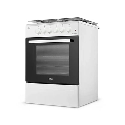 ARTEL Apetito 10-E White Compact Gas Stove