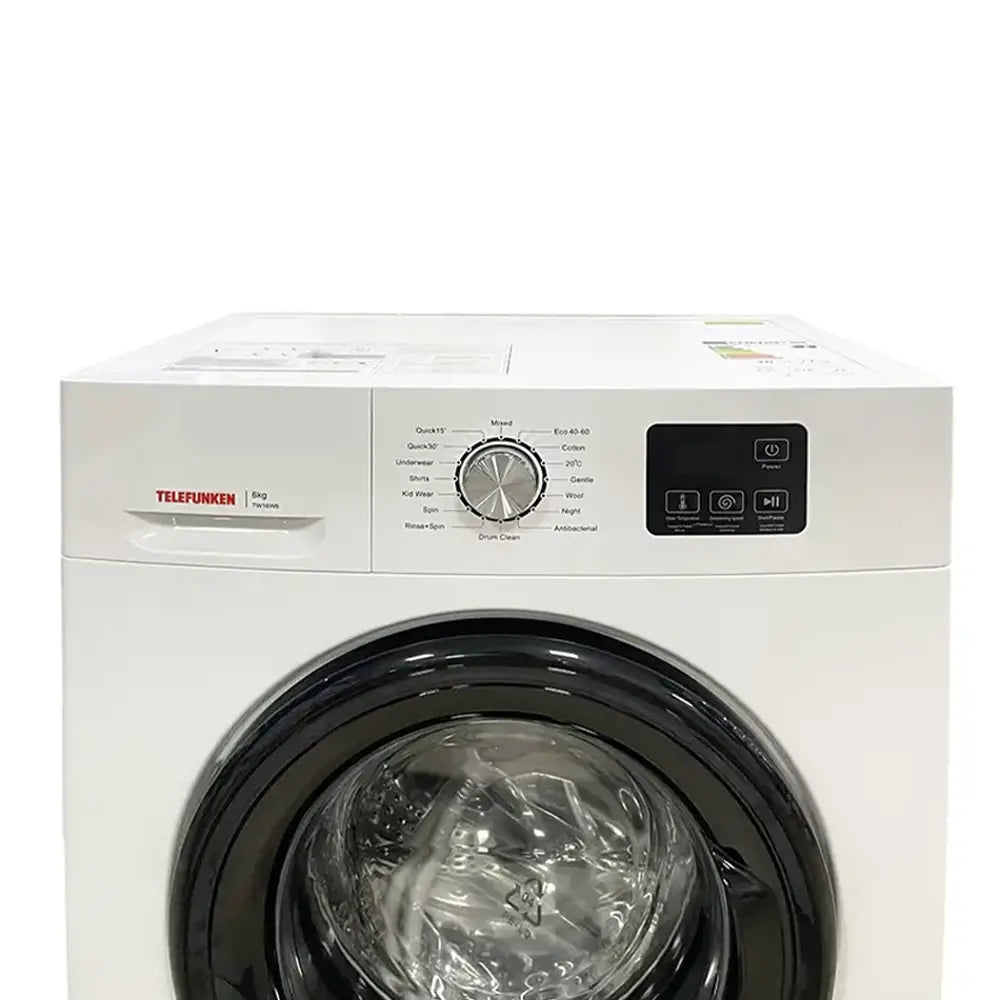 TELEFUNKEN 6kg Front Load Washing Machine with 16 Cycles