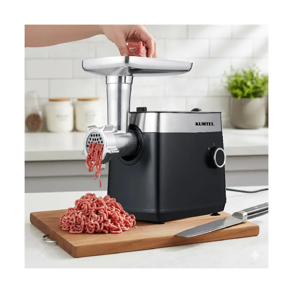 KUMTEL Electric Meat Slicer MG427 - Compact & Durable