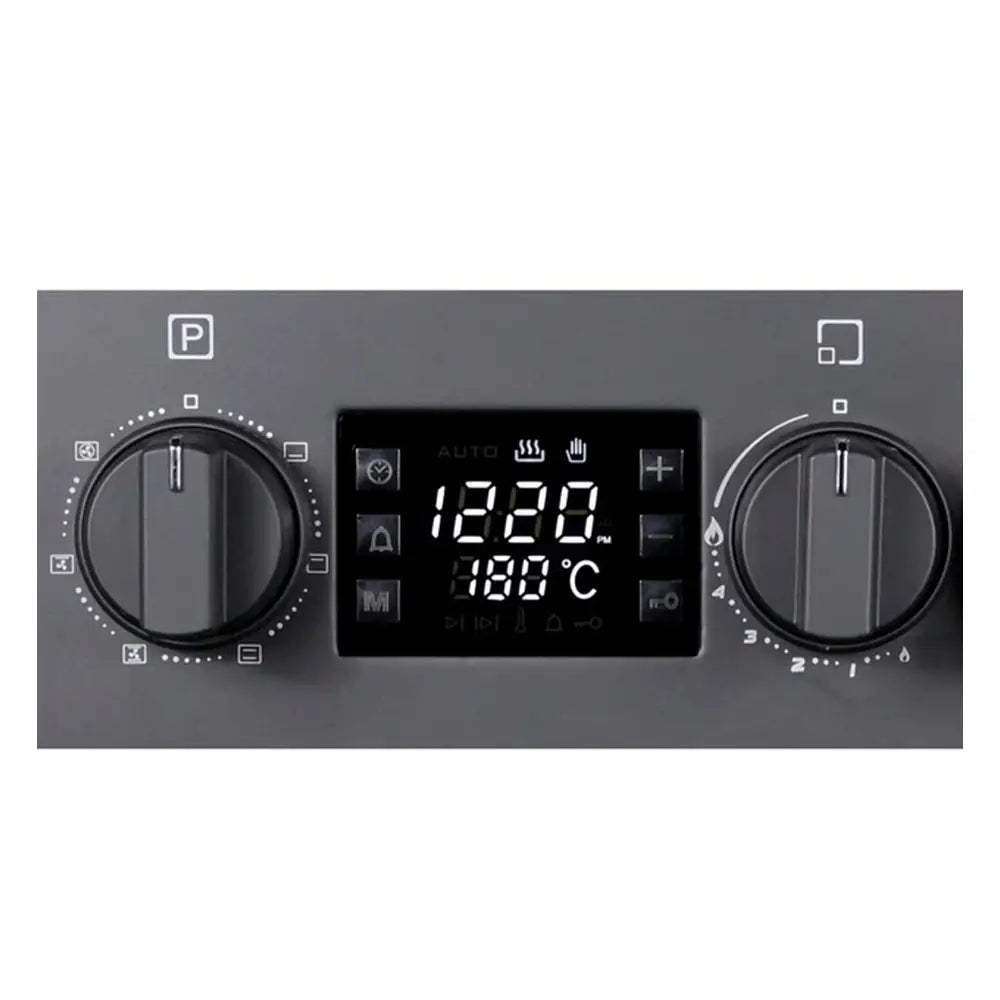 ARTEL APETITO 04-E Matte Black Gas Stove for Home Cooking