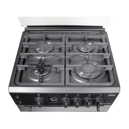 ARTEL APETITO 04-E Matte Black Gas Stove for Home Cooking