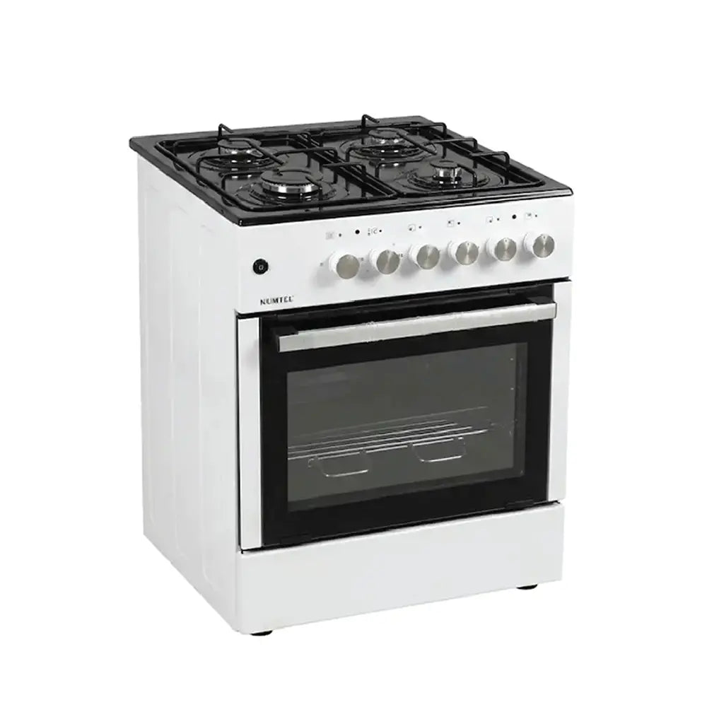 KUMTEL LF662S-40F Freestanding Cooker White/Black