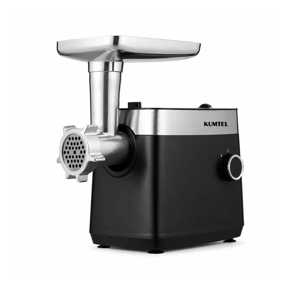 KUMTEL Electric Meat Grinder with Reverse Function & Attachments