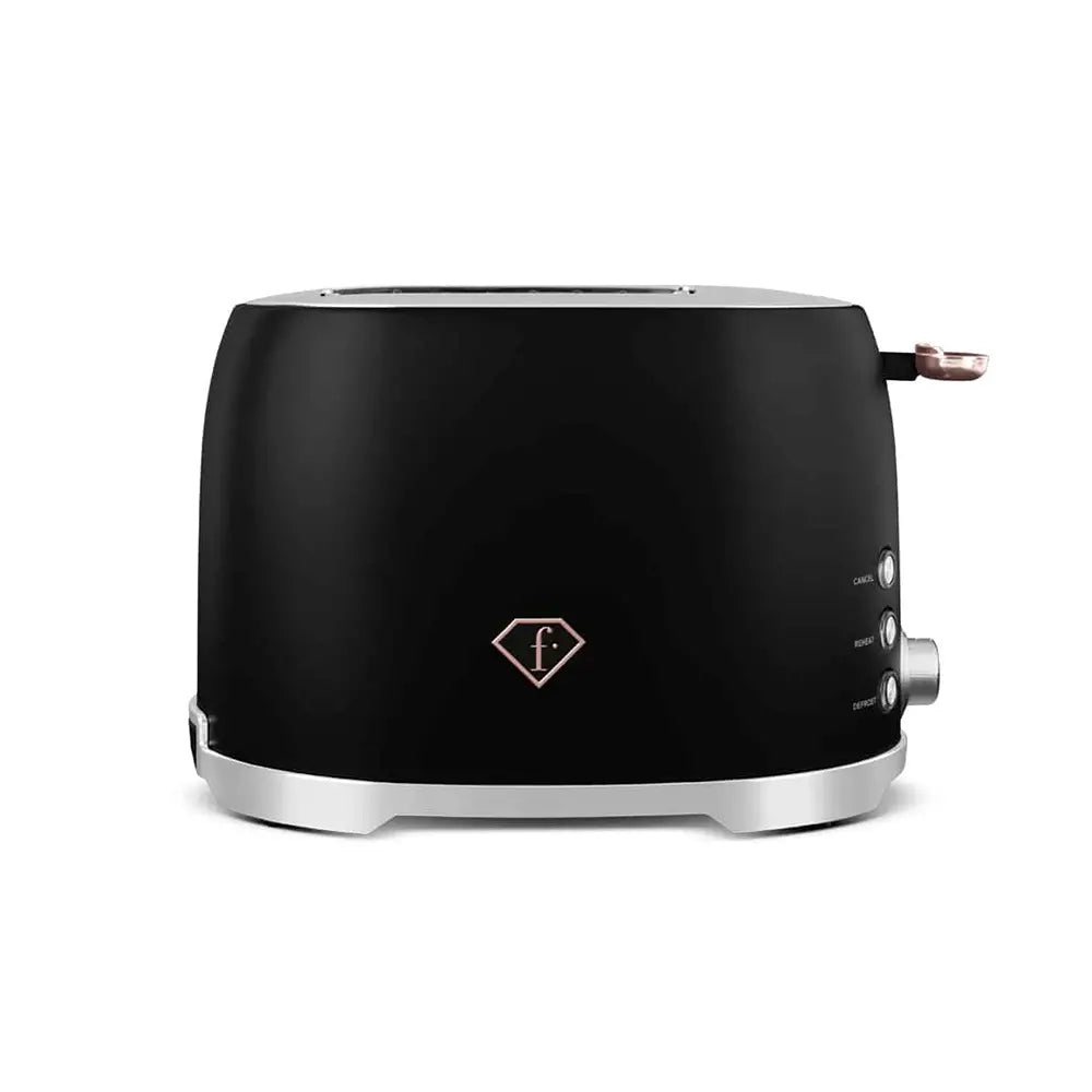 Fashion FTV-0111 Black Rose Gold Stainless Steel Toaster