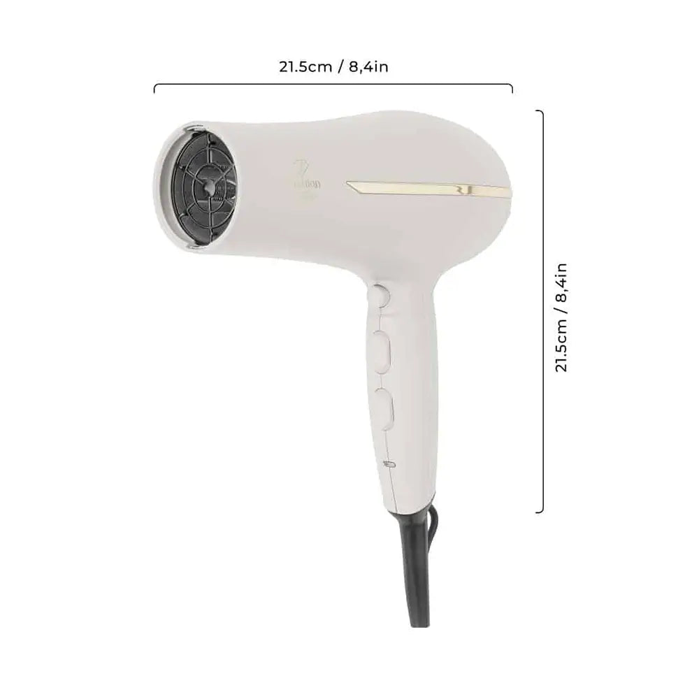 Fashion Cream-Gold Hair Dryer with 2300W DC Motor